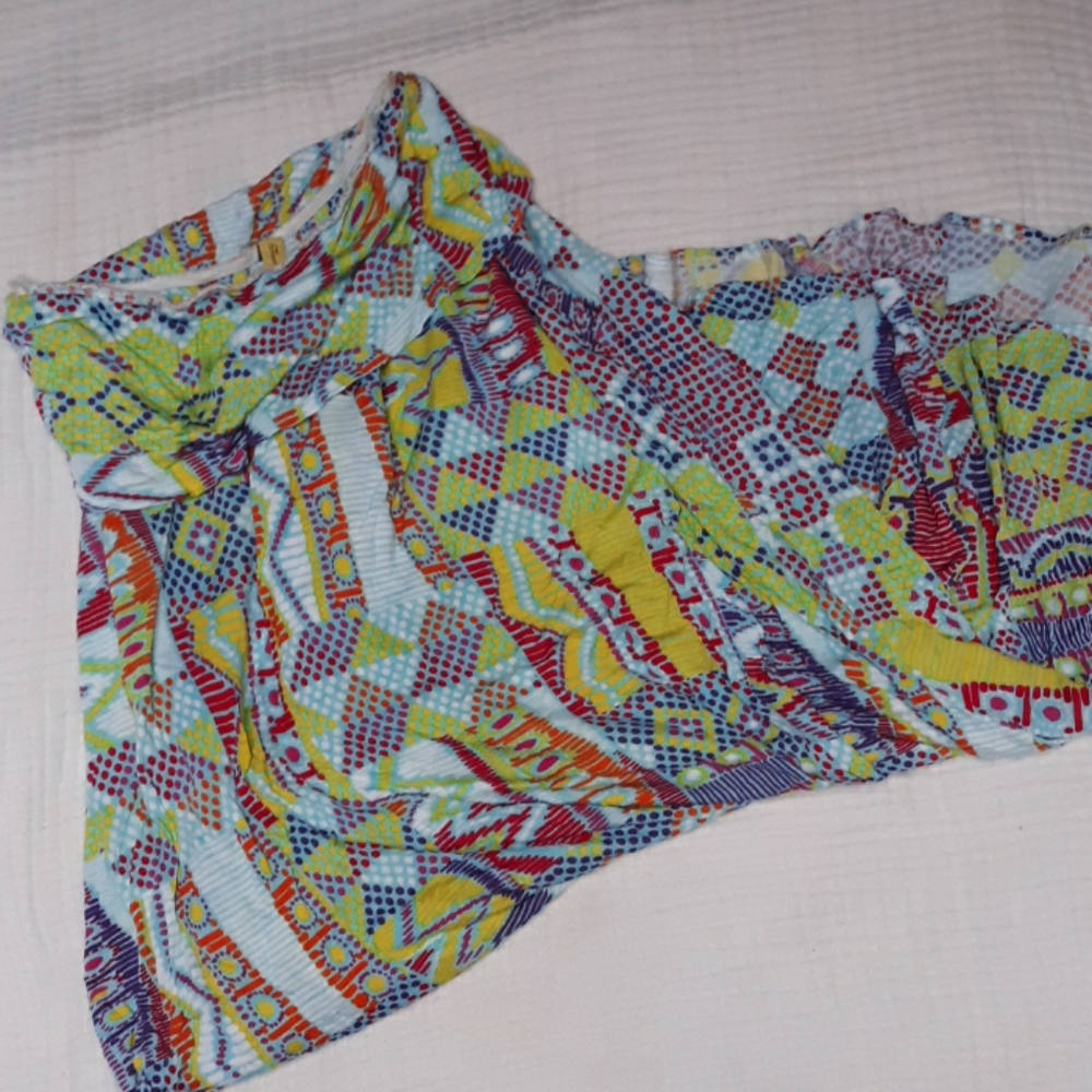 Long fun color skirt